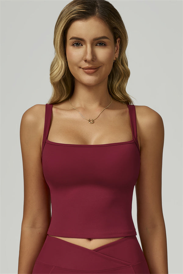 The Flourish Crop Tank Flared Leggings 2-Piece Set