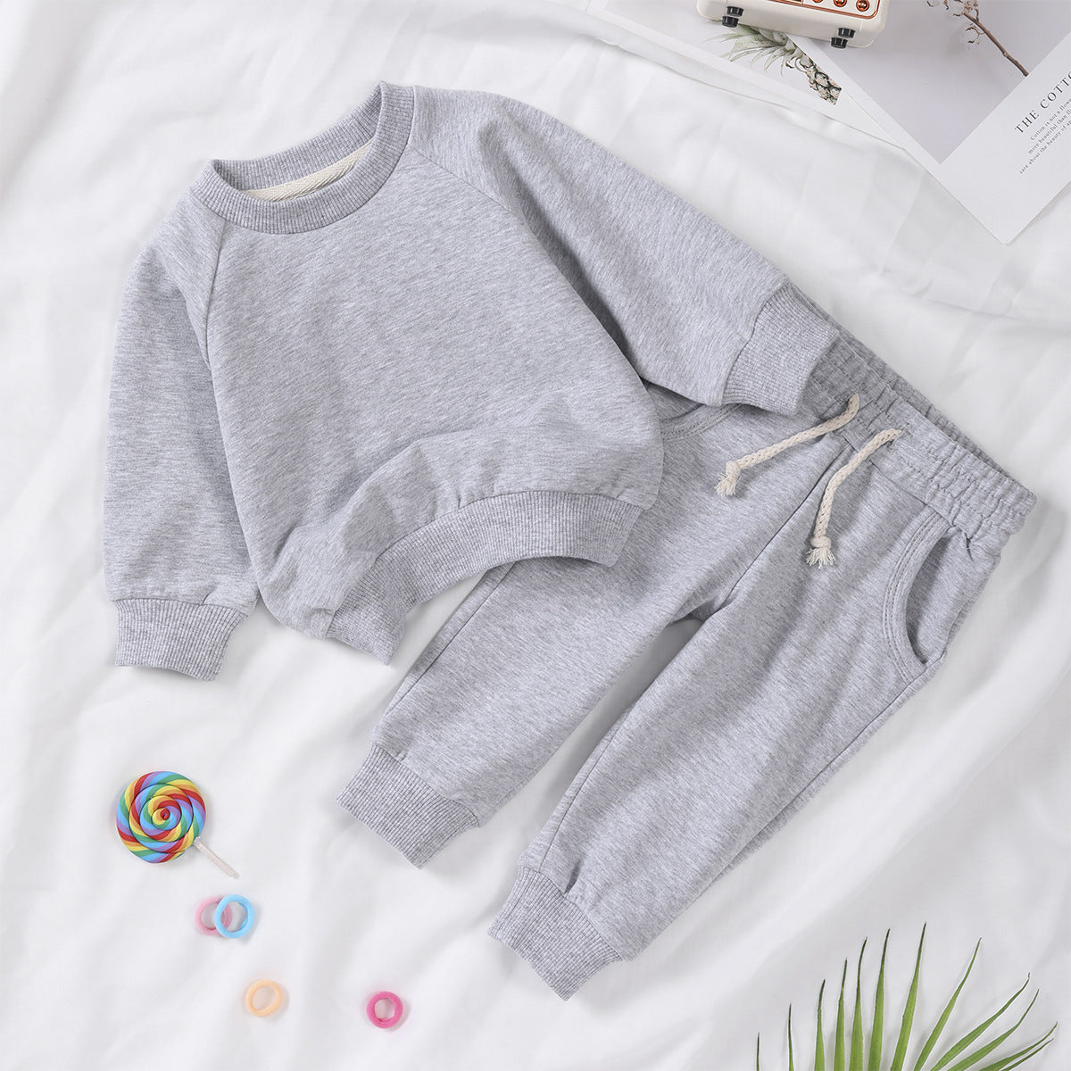 Children's Homewear Sweatshirt And Pants Set