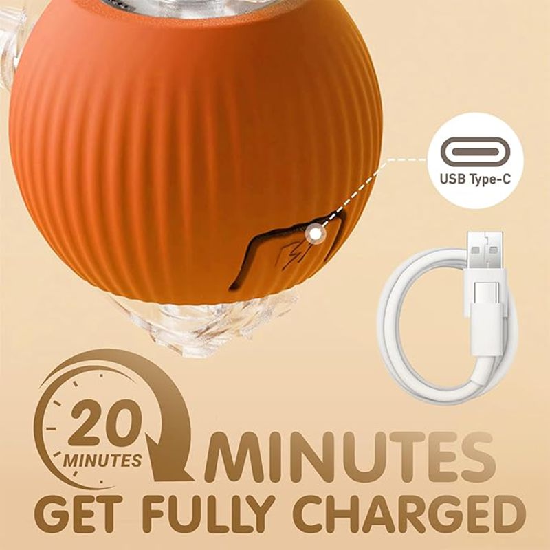 Cat Interactive Ball Toys Automatic Rolling Ball For Kitten Rechargeable Smart Pet Electric Toys With Teaser Sensor Cat Ball Toy