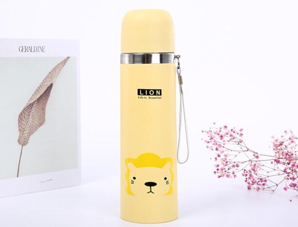 Vacuum Insulated Stainless Steel Cartoon Water Bottle