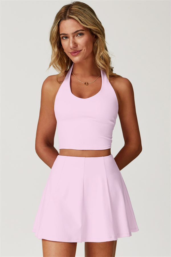 The Boost Halter Crop Top