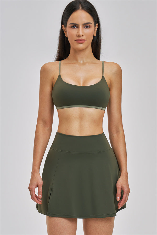 The Seraphine Sports Bra Skirt 2-Piece Set