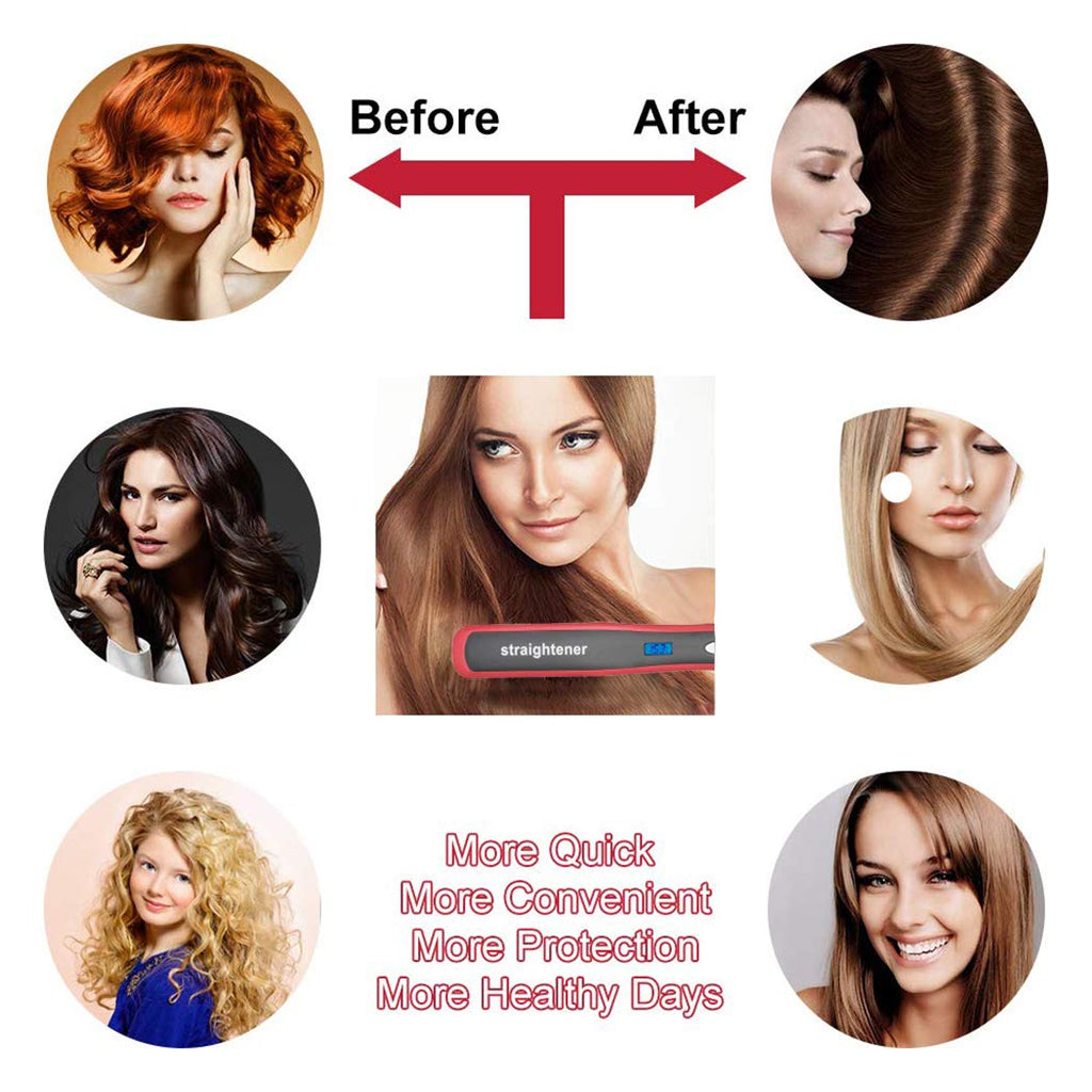 Straightening Brush and Hair Tools for Styling