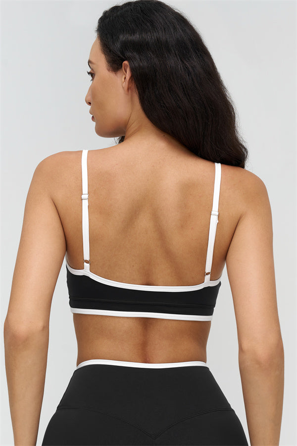 The Crave Contrast Sports Bra Leggings 2-Piece Set