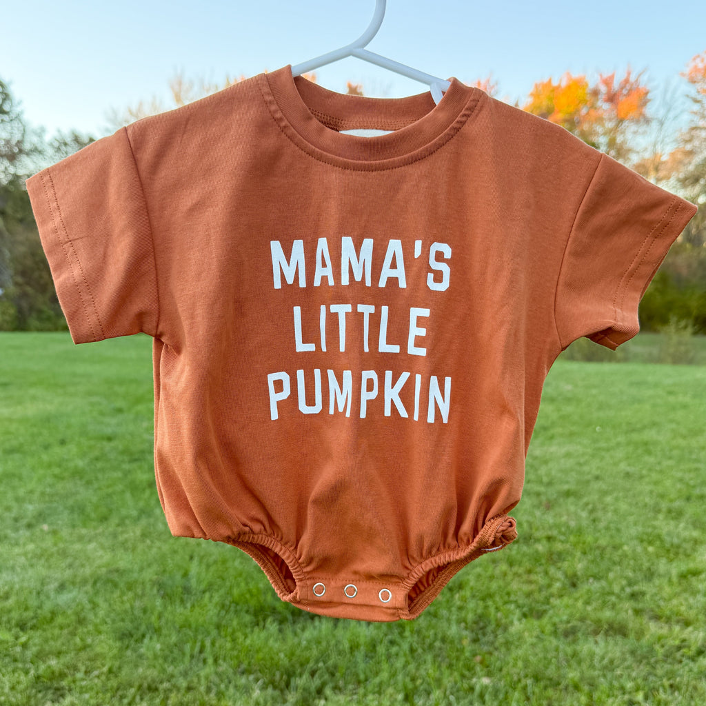 Mama’s Little Pumpkin T-Shirt Bubble Romper