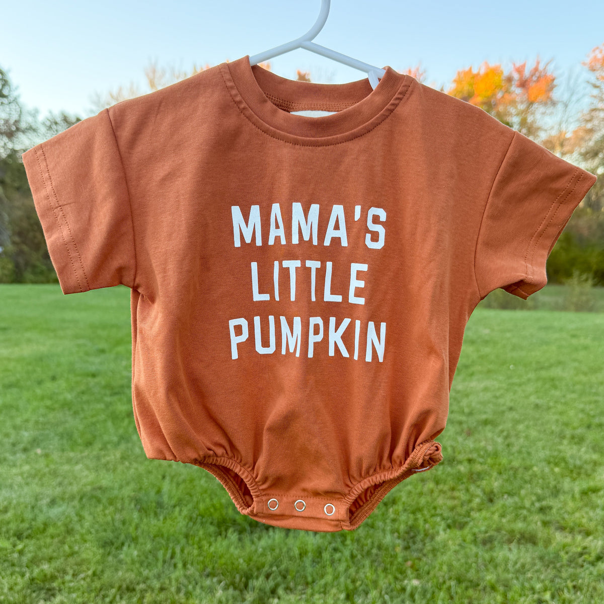 Mama’s Little Pumpkin T-Shirt Bubble Romper