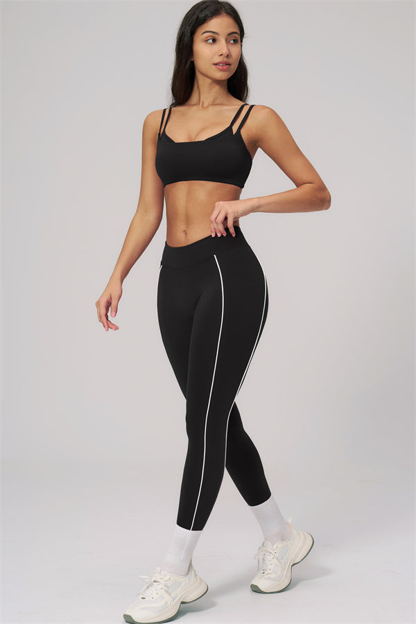 The Clarity Dual Strap Sports Bra Leggings 2-Piece Set