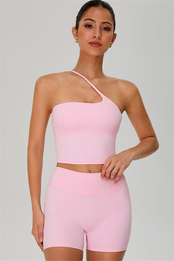 The Jewel One-Shoulder Crop Top