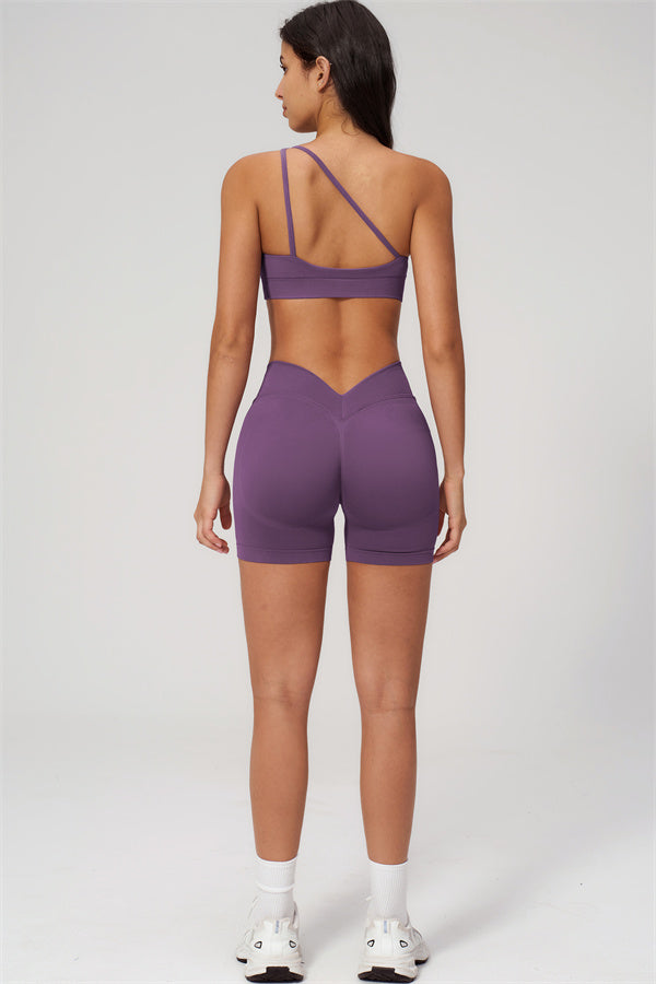 The Empower One-Shoulder Sports Bra