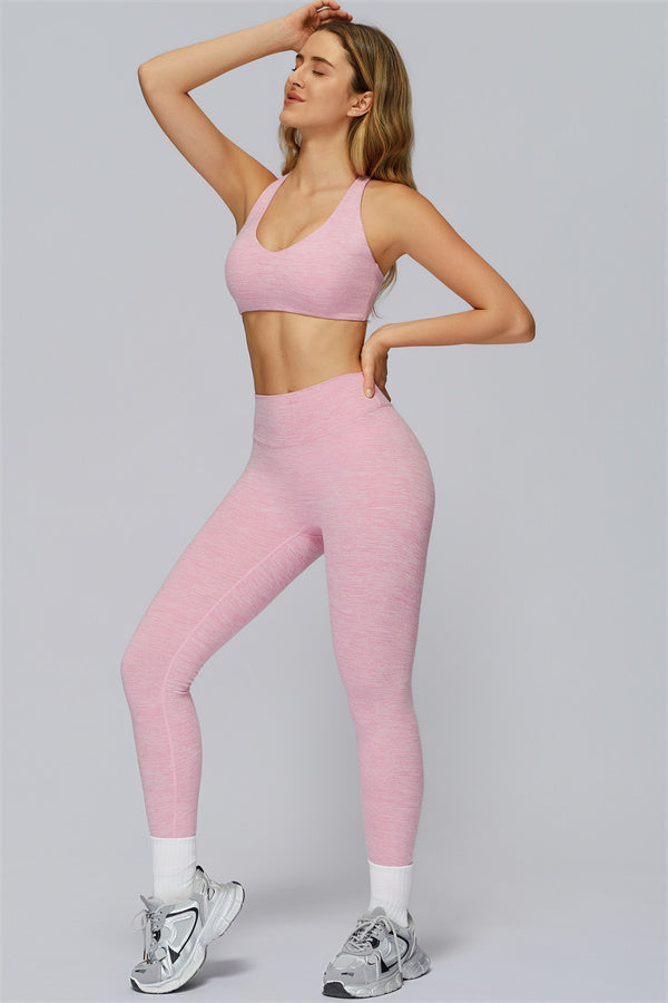 The Radiance Racerback Sports Bra Leggings 2-Piece Set