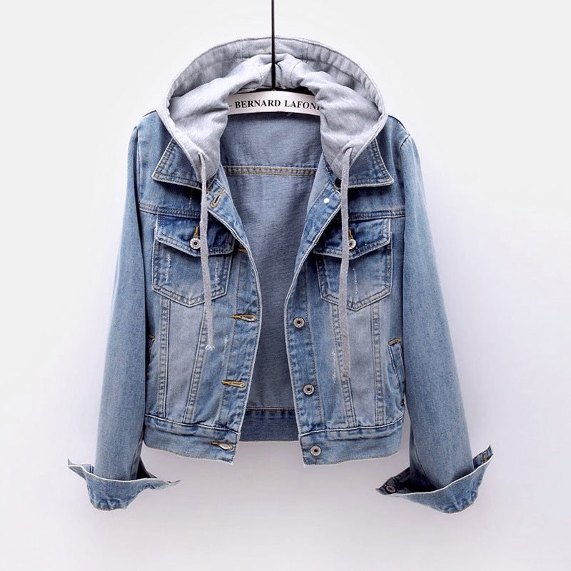 Season Xian Slim Hooded Casual Jacket