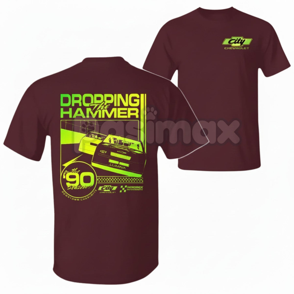 Dropping the Hammer Chevy T-Shirt - Chevy Performance Graphic Tee, American Muscle Racing Apparel, Automotive Fan Gift