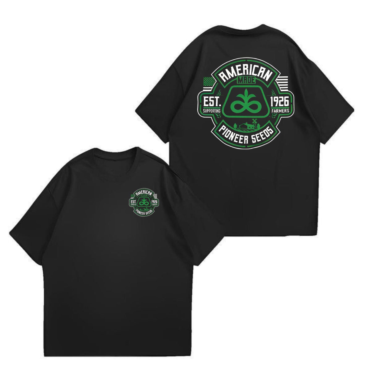 Pioneer Seeds T-Shirt - Farming & Ranching Apparel, American Heritage Graphic Tee