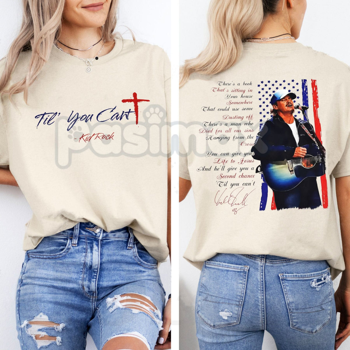 Official Kid Rock "Til You Can't" TPUSA Super Bowl 2026 T-Shirt - Commemorative Concert Graphic Tee, Premium Heavyweight Patriotic Rock Shirt, Limited Edition 2026 Tour Top, USA Heritage Celebration Apparel, Exclusive Event Souvenir Gear