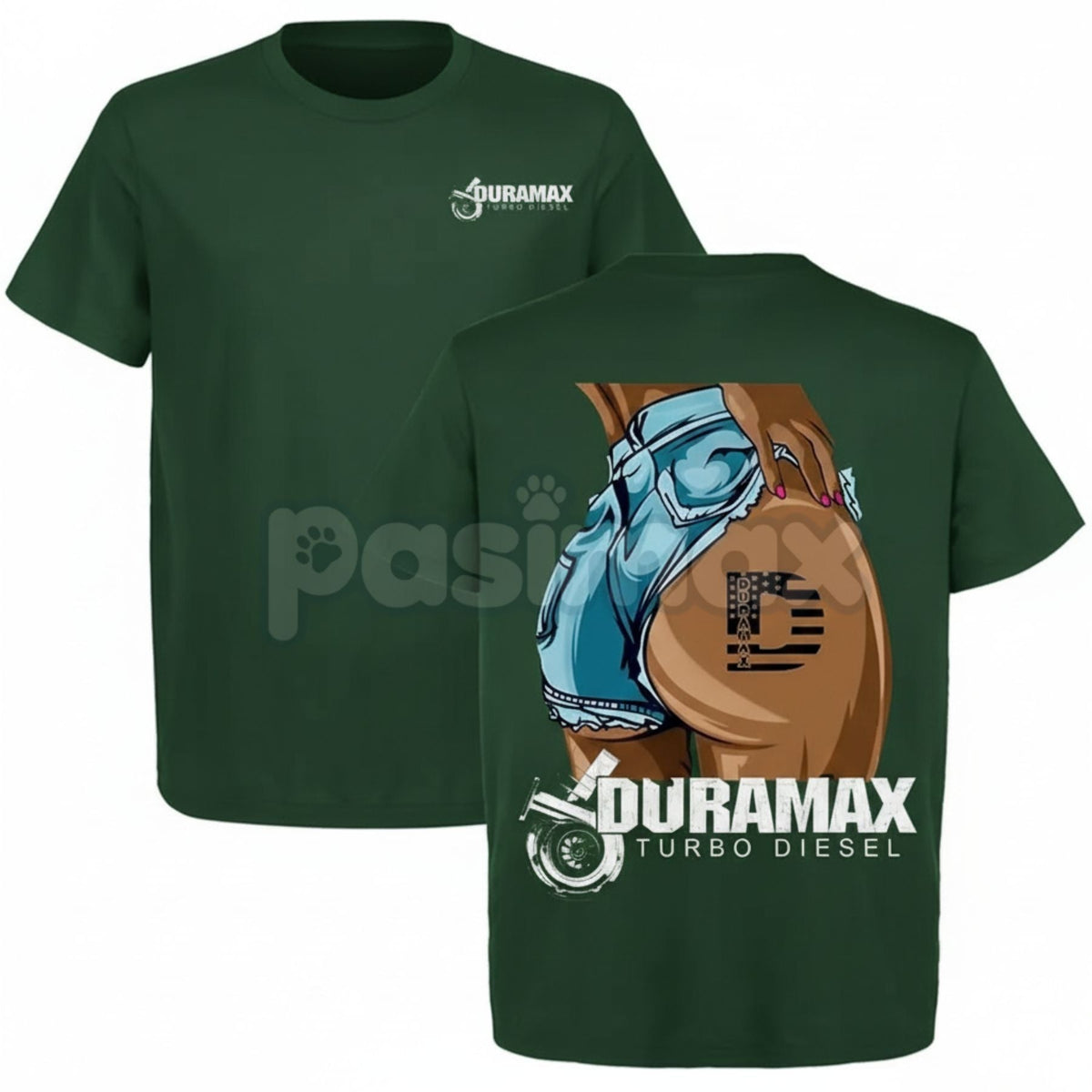 Sexy Duramax Babe 2 Sides T-shirt - Truck & Car Enthusiast Shirt, Diesel Performance Apparel, Bold Women's Truck Fan Gift