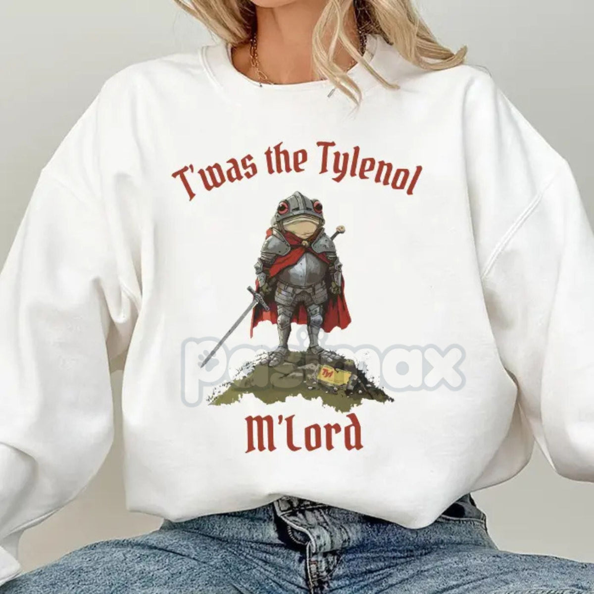 "Twas the Tylenol M'Lord" Funny Meme T-Shirt – Anti-RFK Jr. Pro-Science Liberal Frog Tee