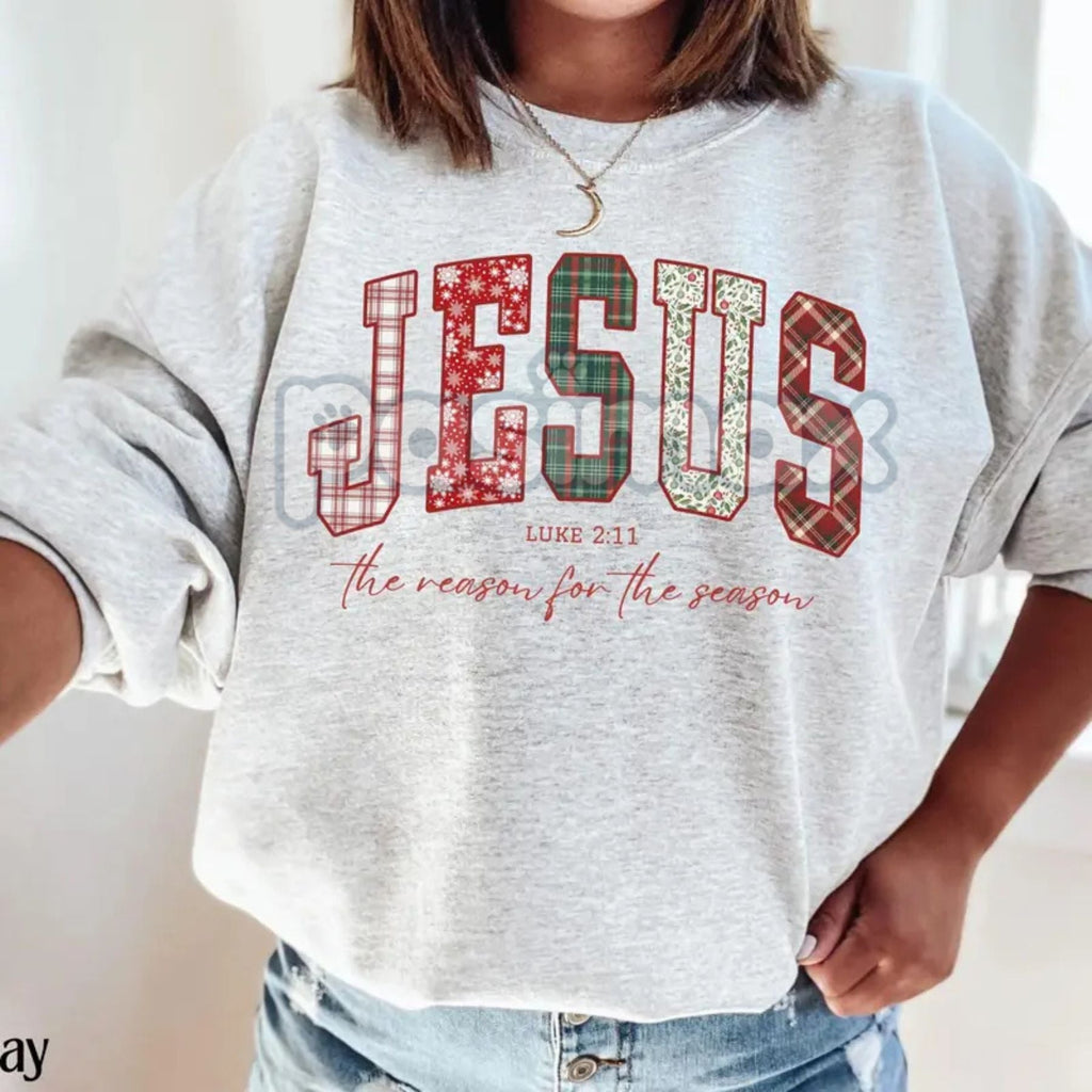 Christian Jesus Sweatshirt | Inspirational Faith Jumper | Religious Scripture Quote Crewneck | Spiritual Gift Apparel