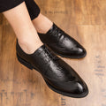 Men's Casual Brogue Leather Shoes (Fashionable Design)
