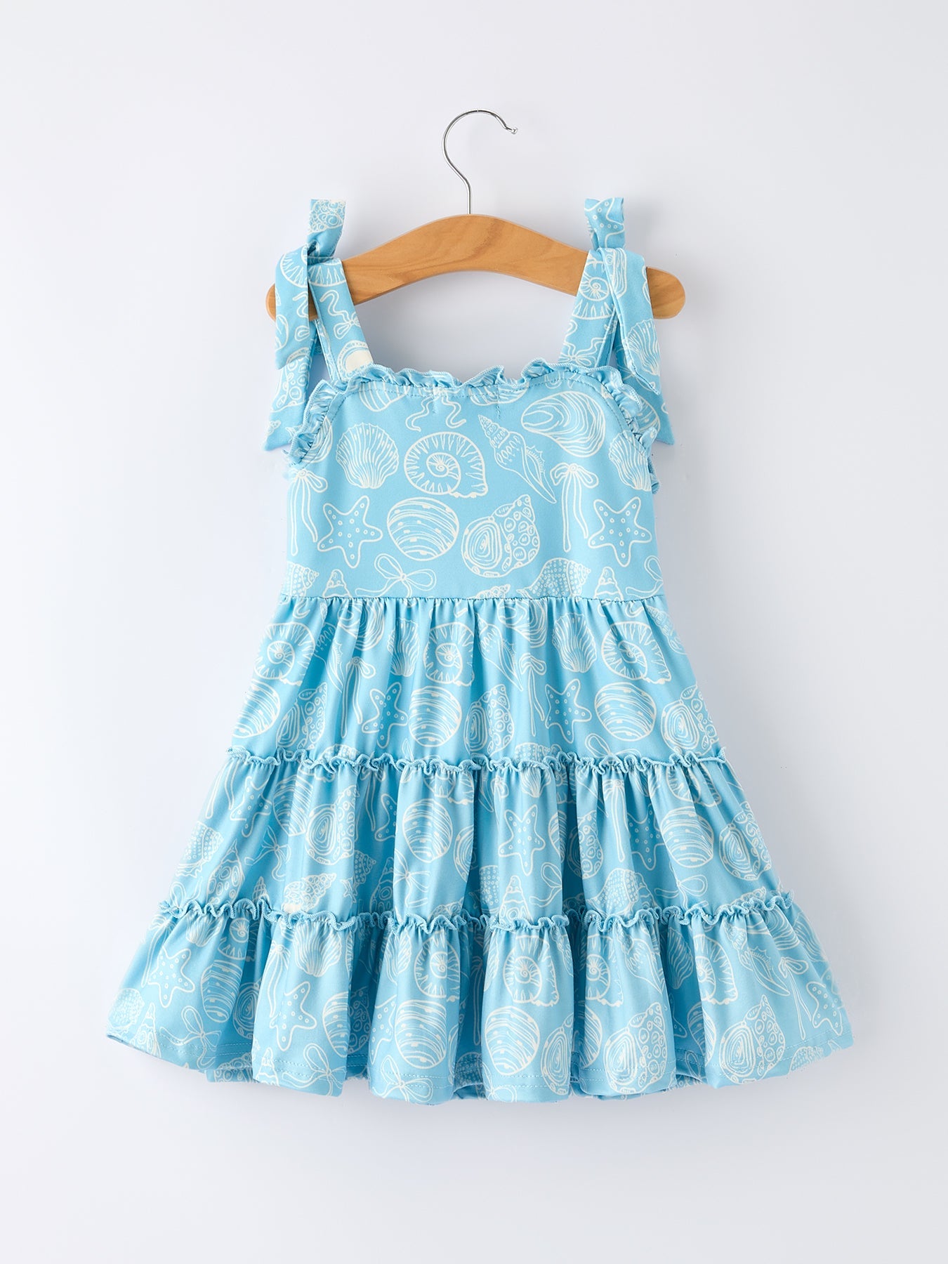 Spring Ocean  Girls Strap Dress