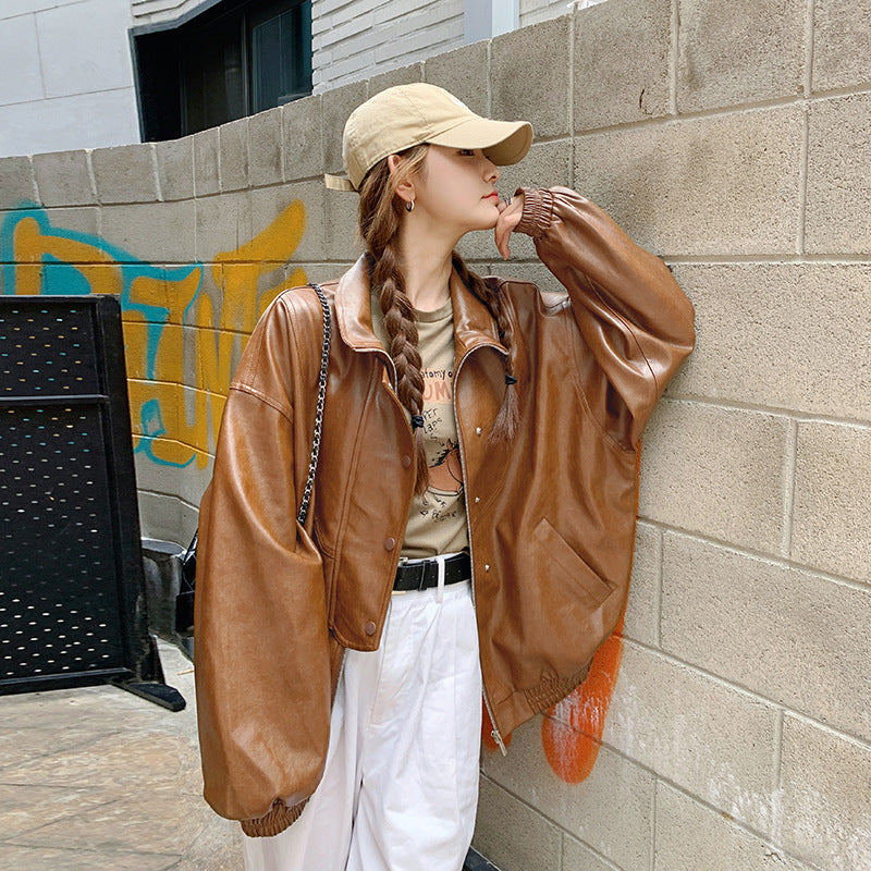 High-grade Casual Leather Jacket Motorcycle Clothing