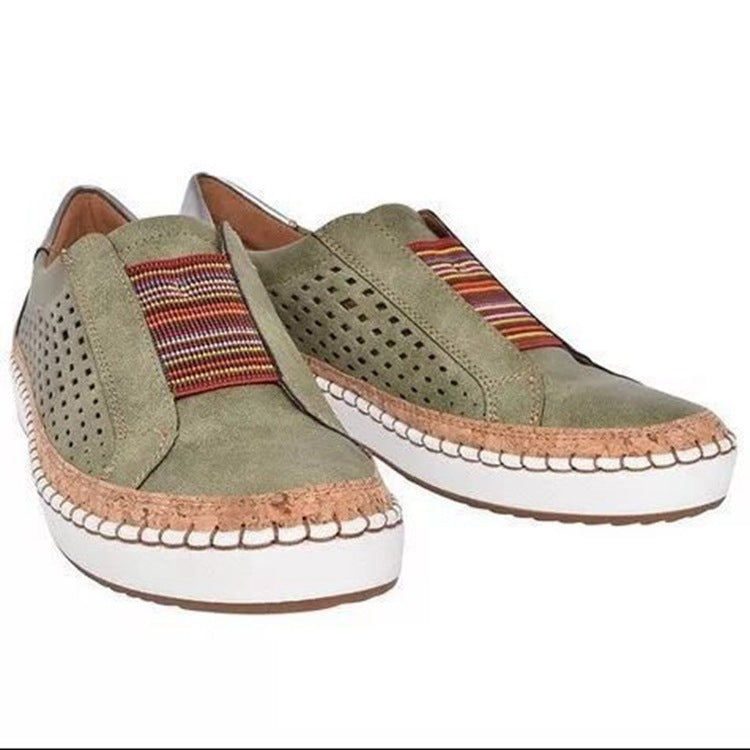 Large Size Casual Shoes European And American Canvas Shoes Women's Loafers