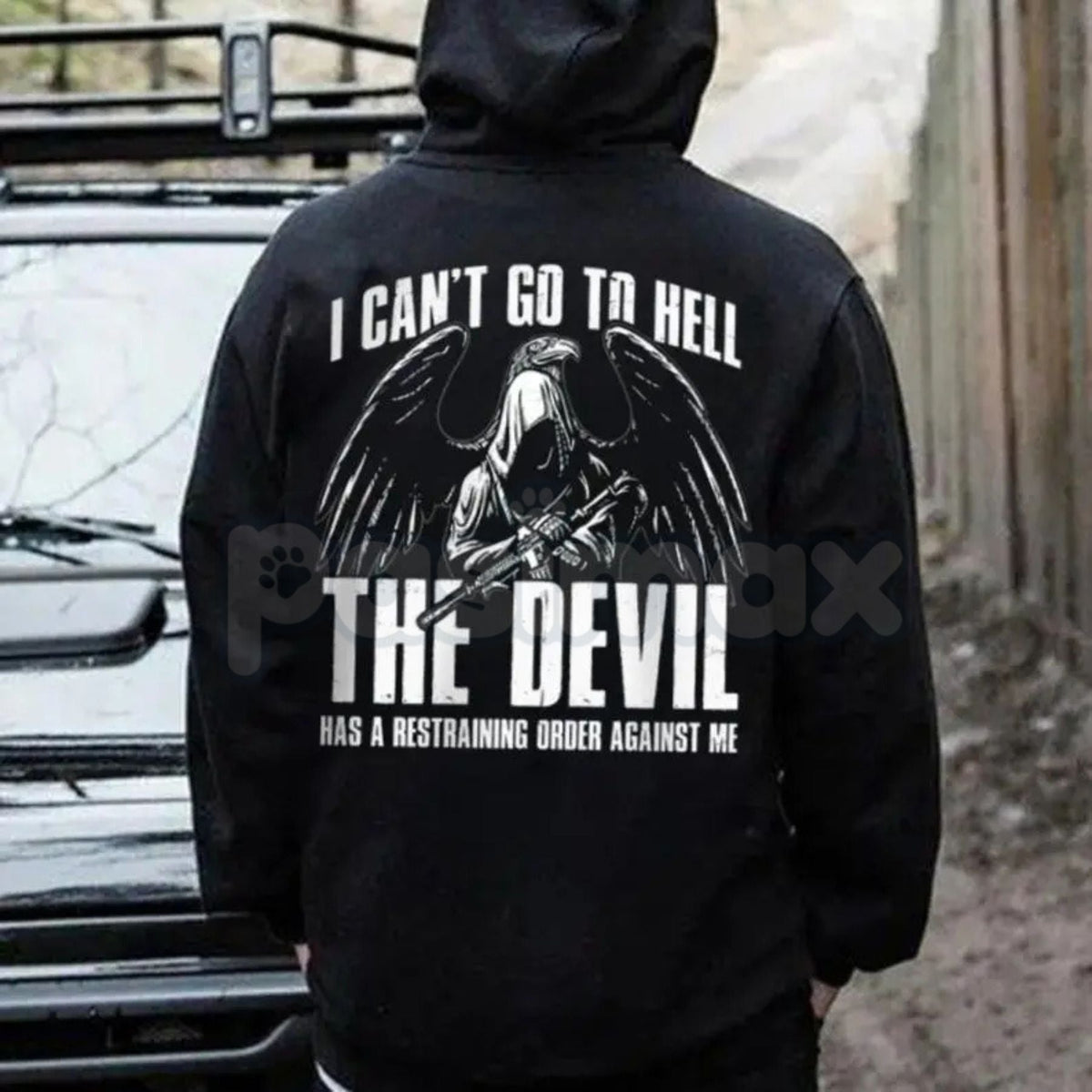 Tactical Skull Hoodie – Military Operator Graphic Pullover, Punisher Inspired Gear, Unisex Concealed Carry Apparel