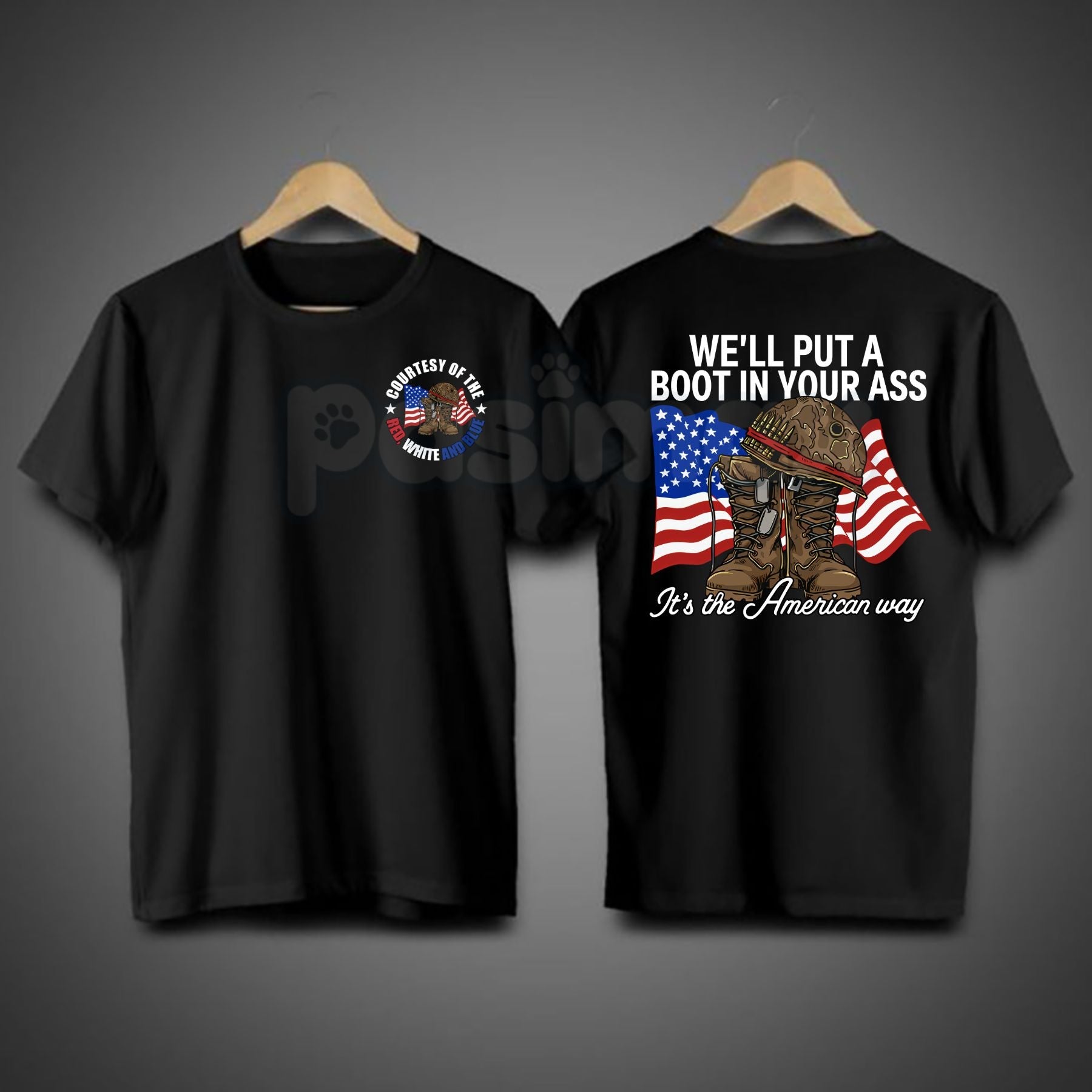 "It's The American Way" Toby Keith Tribute T-Shirt – Courtesy of the Red, White, and Blue 4th of July Tee, Premium 100% Cotton Patriotic Graphic Top, Soft Lived-In Heavyweight Country Music Shirt, Made in USA