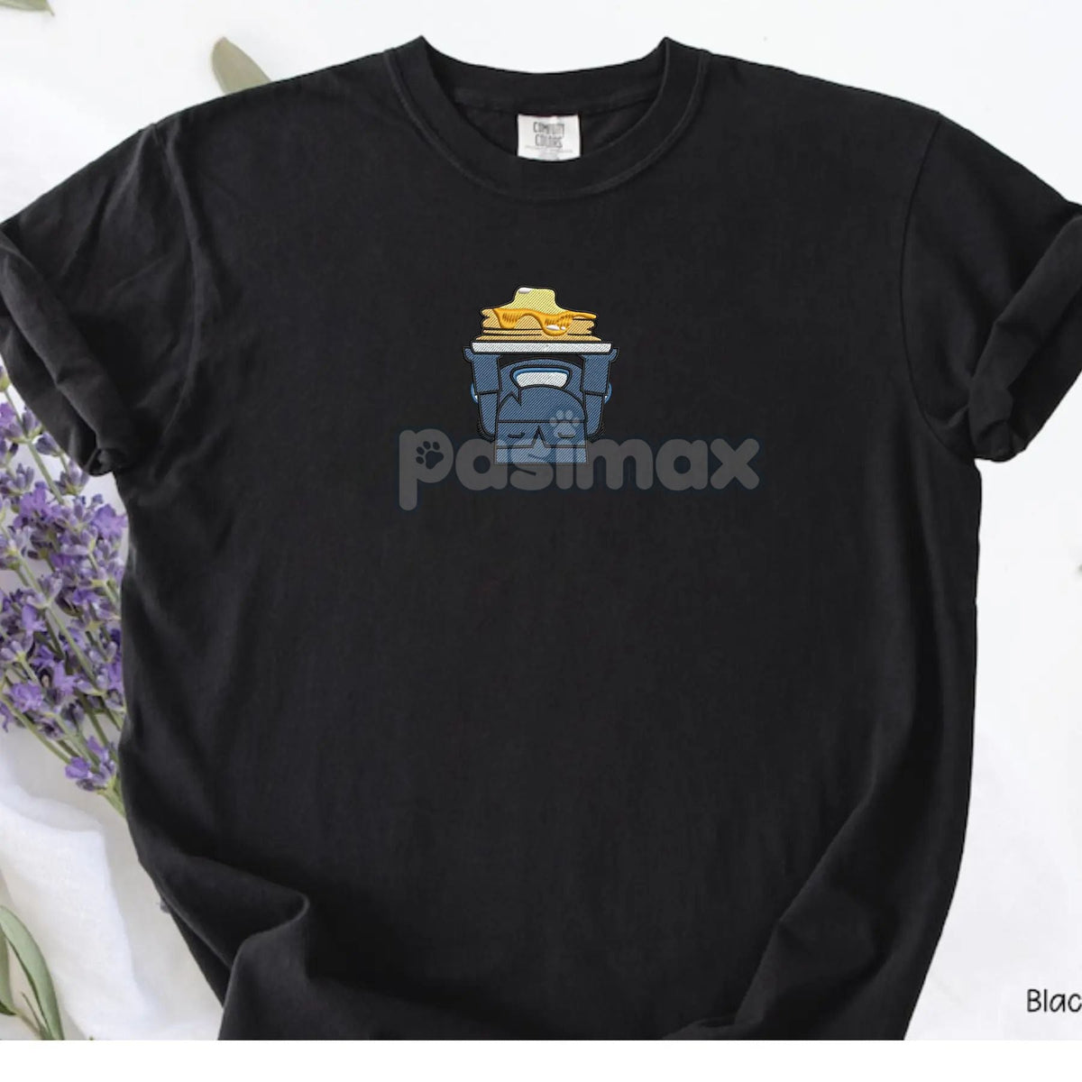 Embroidered Mini Pekka Pancake Comfort Colors T-Shirt – Funny Gaming Tee