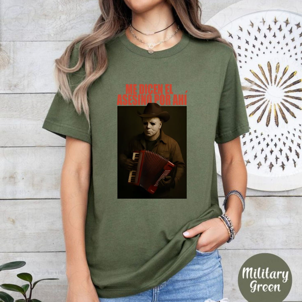 Miguel do Acordeon T-Shirt - Forró & Brazilian Music Fan Tee, Accordion Graphic