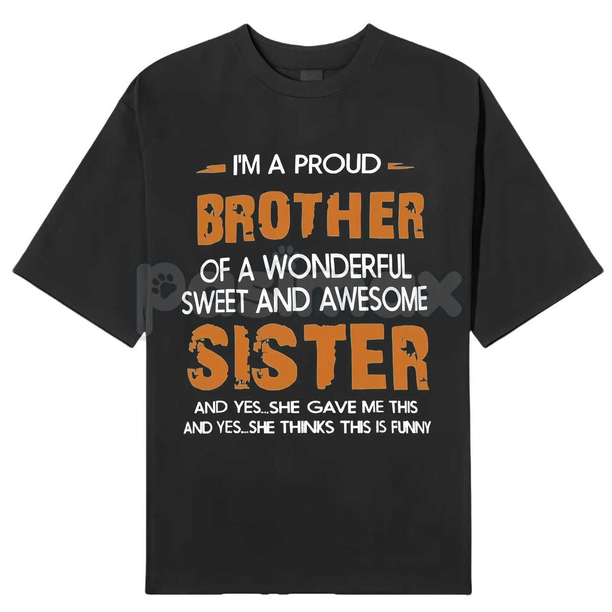 Men's "Brother and Sister" T-Shirt - Proud Sibling Bond Tee, Family Matching Apparel, Brotherhood & Sisterhood Gift