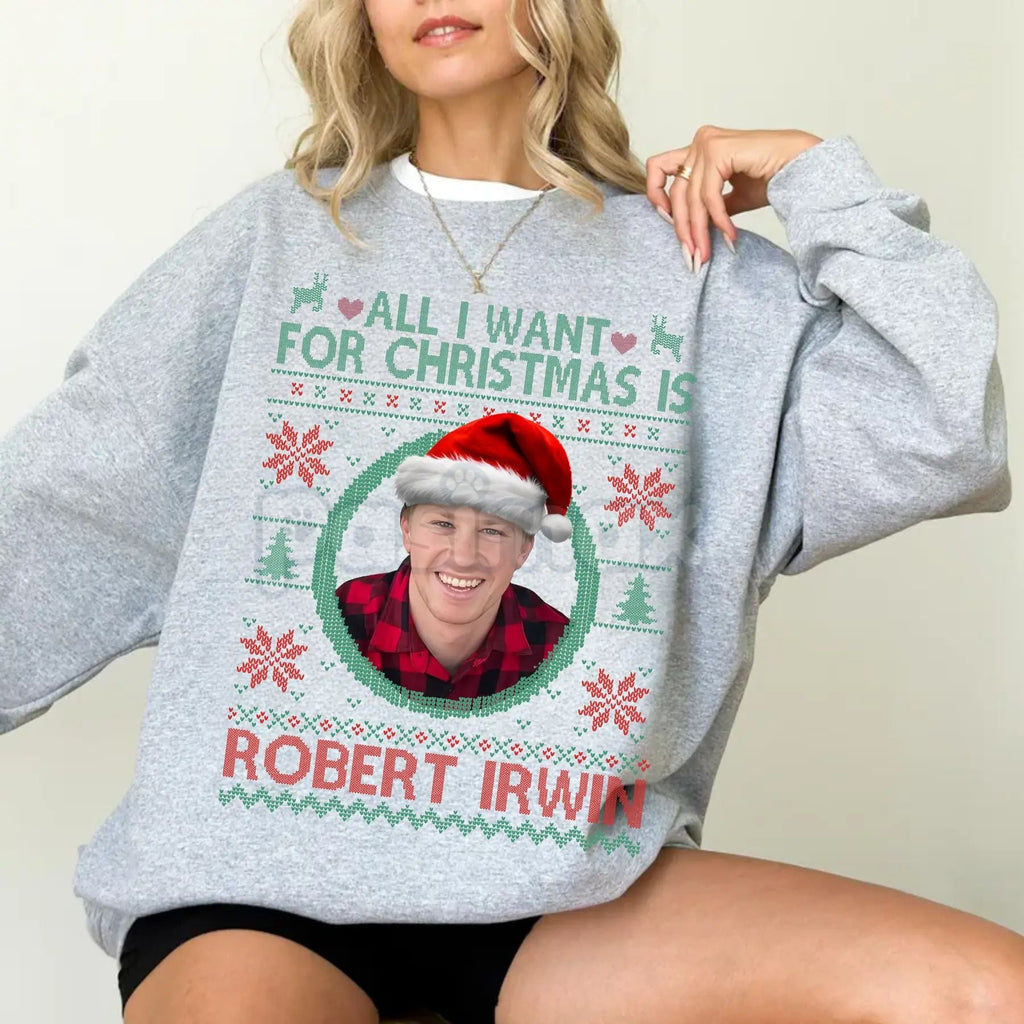 Robert Irwin DWTS 2025 Ugly Christmas Sweatshirt – Wildlife Warrior Dancing Star Holiday Tee