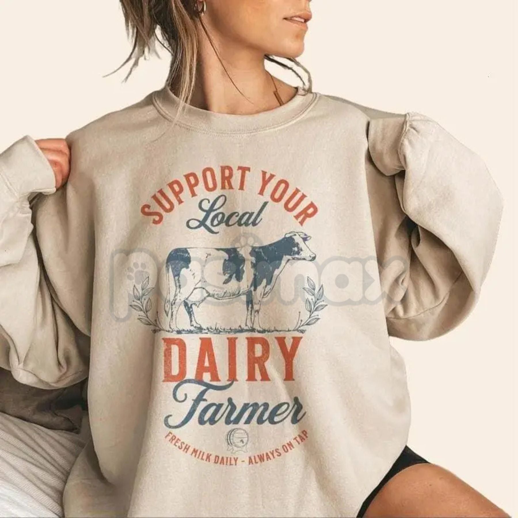Eat Local Breastfeeding Sweatshirt | Vintage Bistro Nursing Mom Crewneck | Aesthetic Motherhood Jumper | Luxury Nursing Gift | Retro European Style Mama Pullover