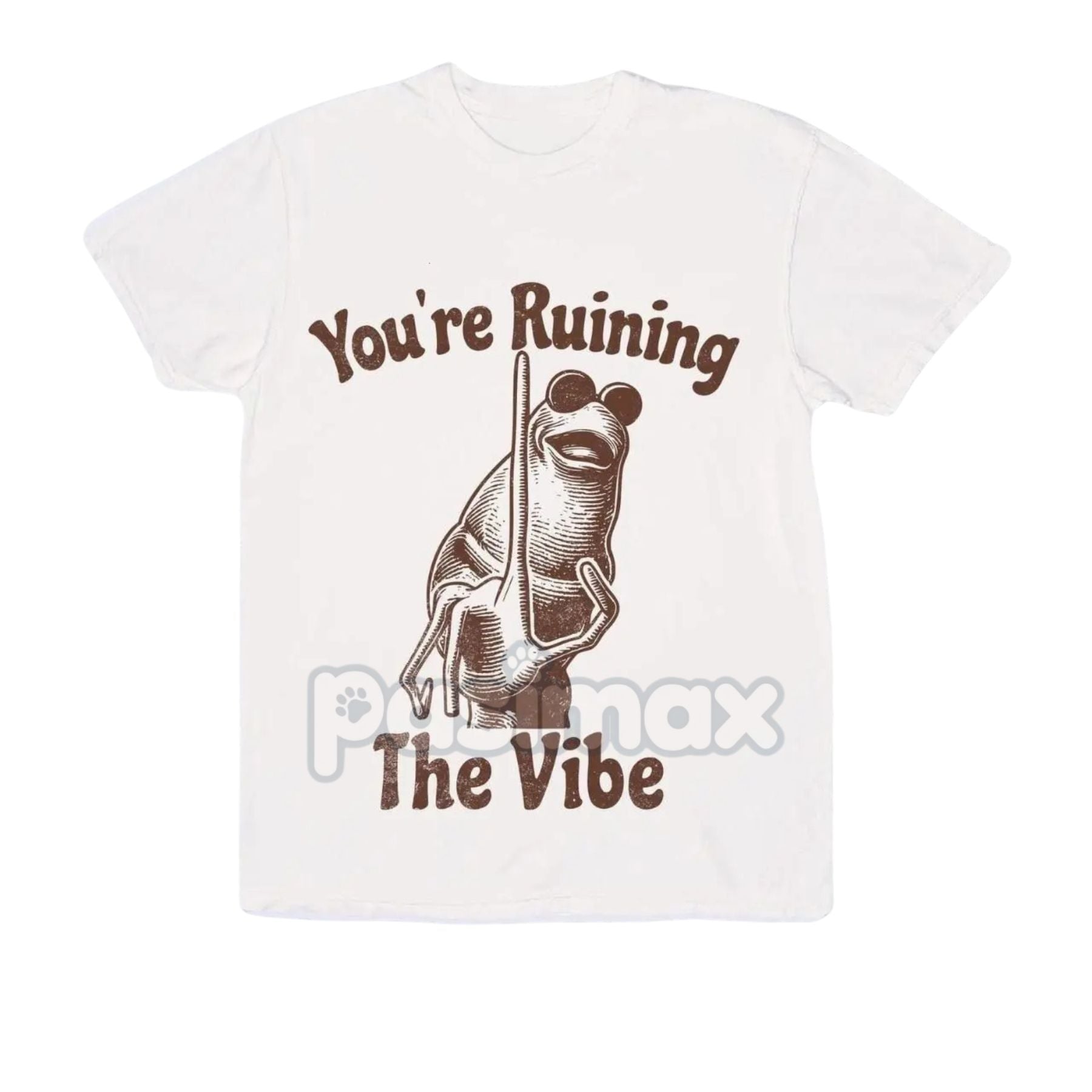 Marcus The Worm T-shirt - "You're Ruining The Vibe" Meme Tee, VRChat TikTok Merch, Funny Graphic
