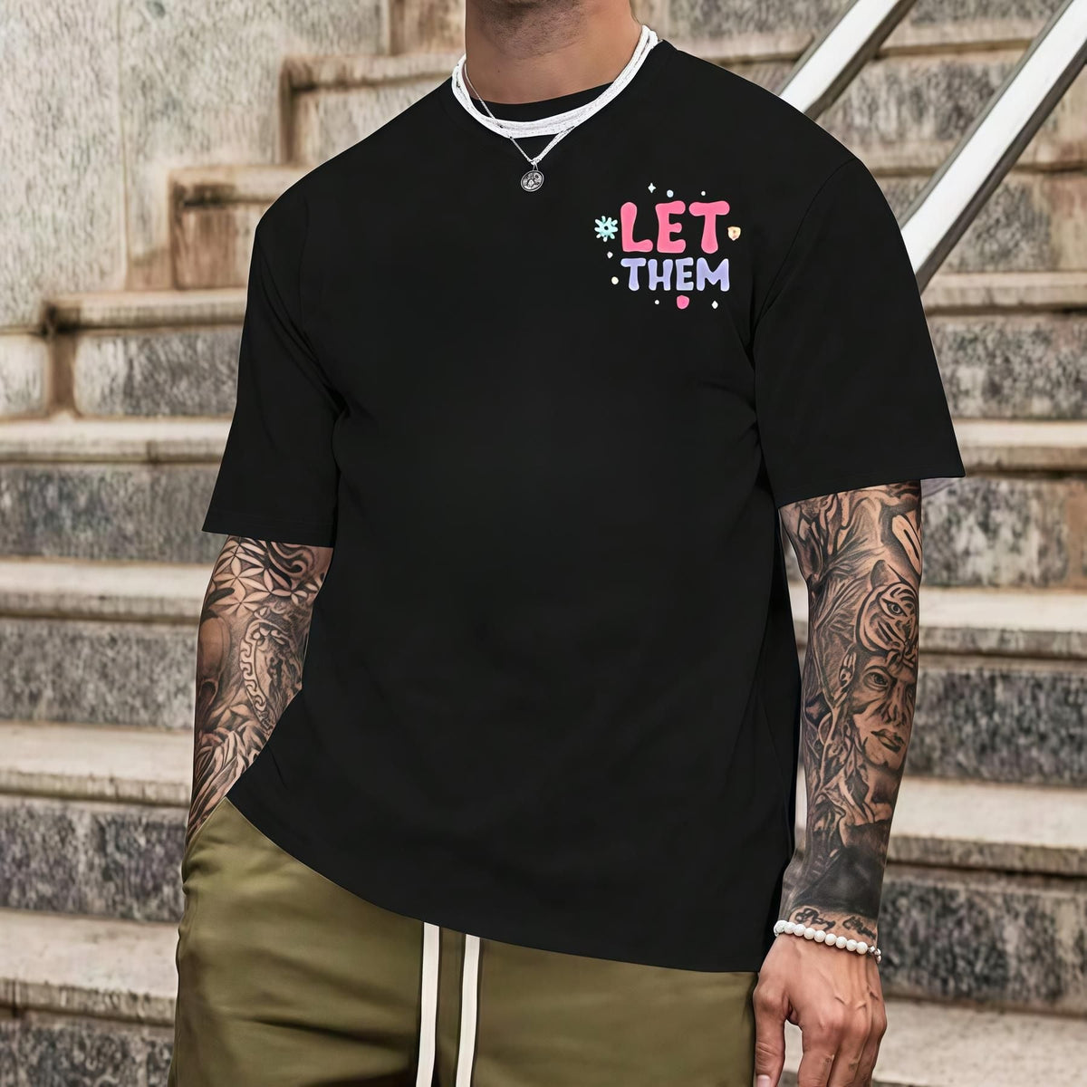 "Let Them" Inspirational Shirt - Mental Health & Self-Care Tee, Unisex Affirmation Top