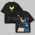 Hylics Game Oversize Acid Wash T-Shirt – Surreal Indie RPG Graphic Tee, Heavy Cotton