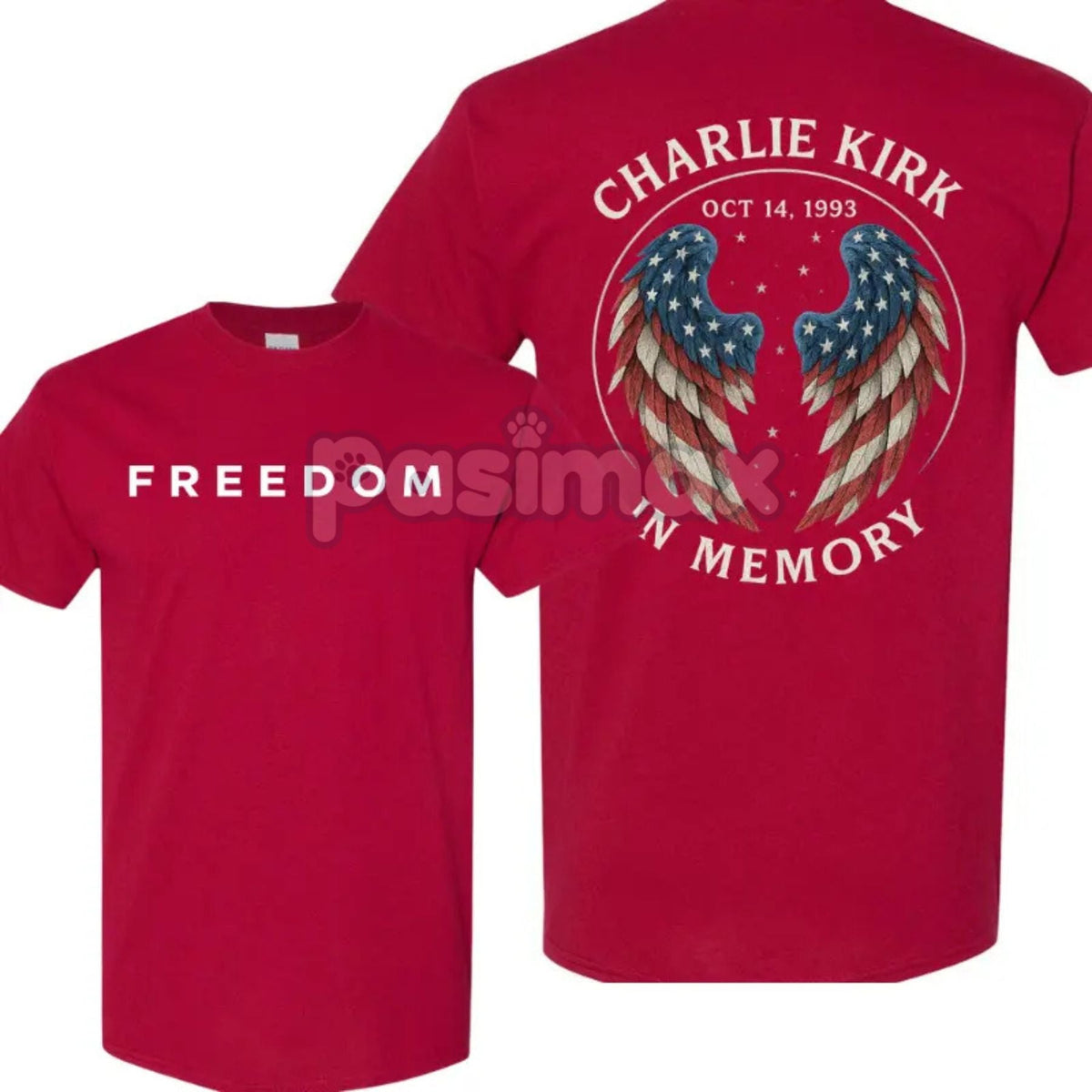 CJK Day Freedom Shirt - Oct 14th Birthday Tribute Tee, Patriotic Wings In Memory Design