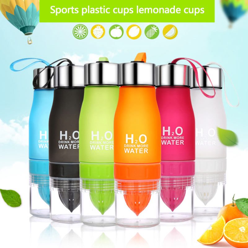 Sports Plastic Lemon Water Bottle