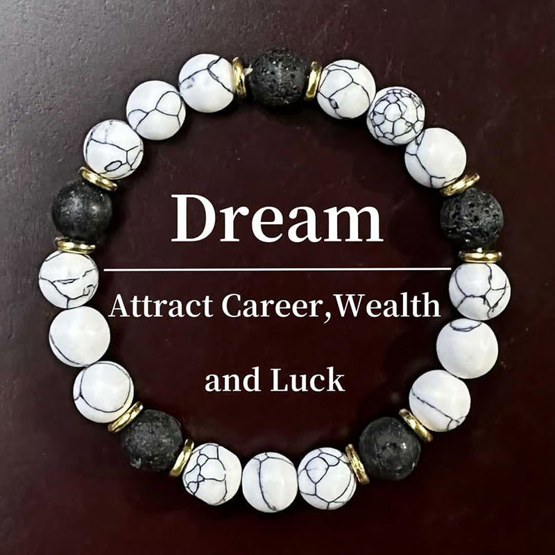 Crystal Tiger Eye Colored Beaded Bracelet