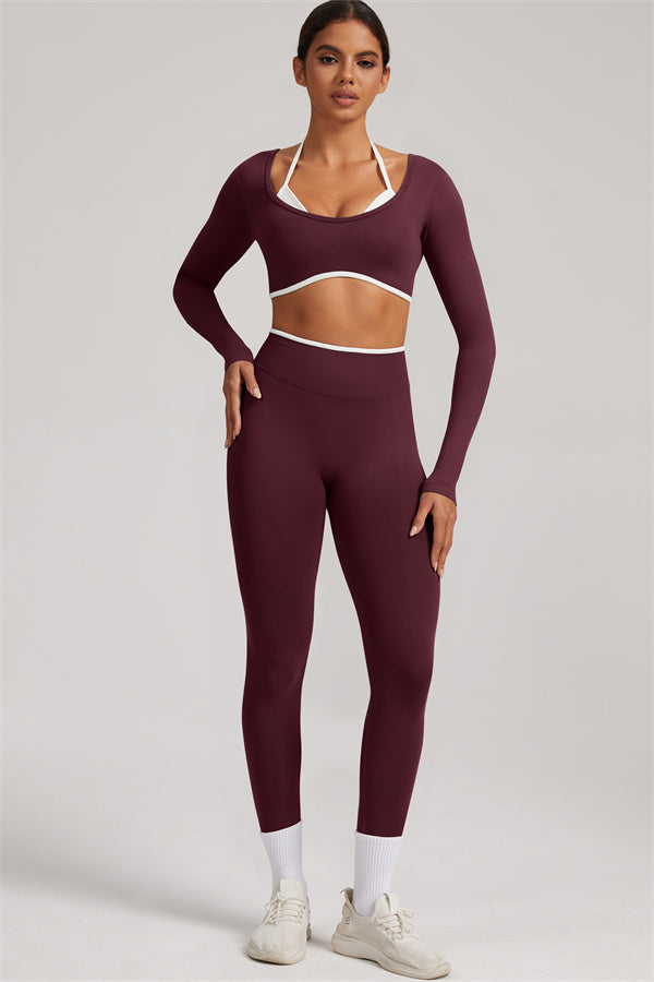 The Elevate Long Sleeve Crop top