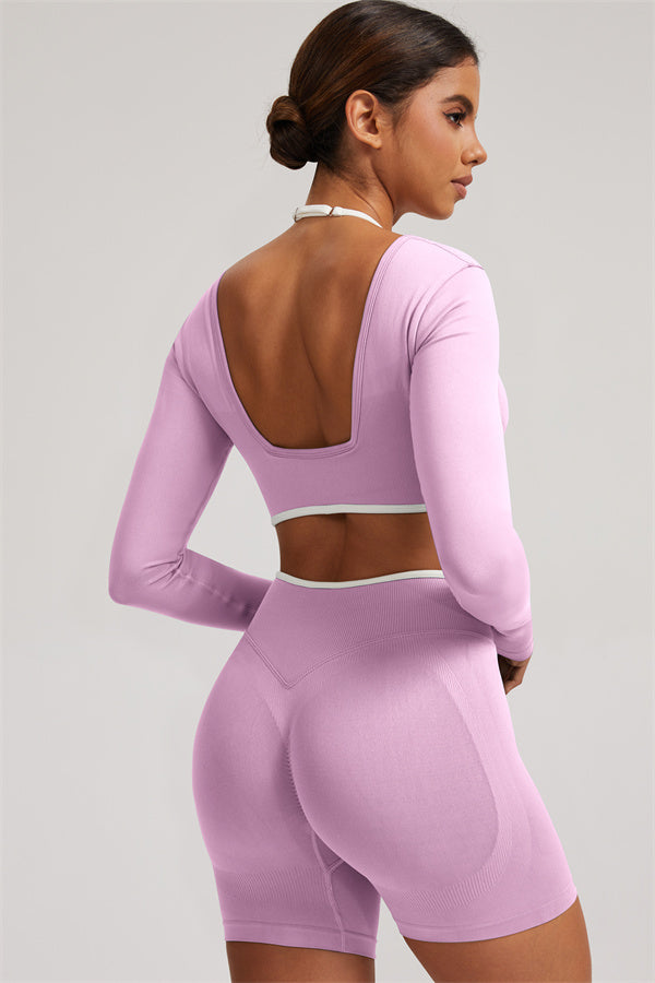 The Elevate New Long Sleeve Crop top