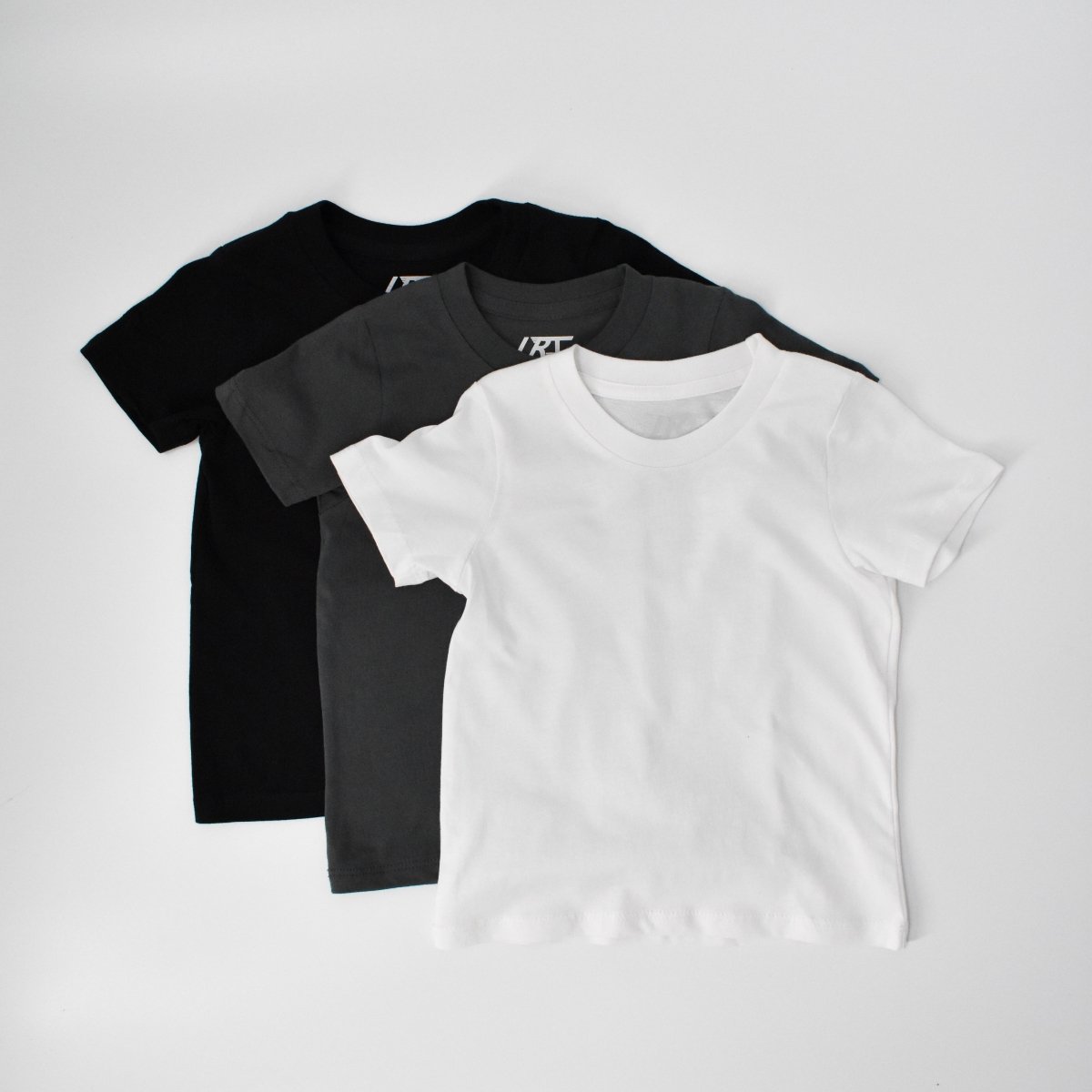 3-PACK RAD ORGANICS TEES - MONOCHROME