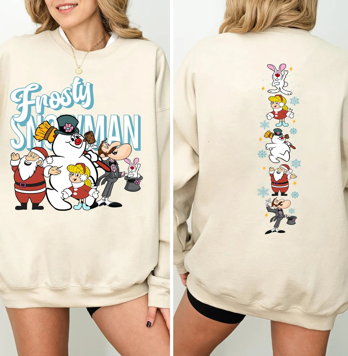 Vintage Frosty The Snowman Sweatshirt – Retro Christmas Holiday Crewneck
