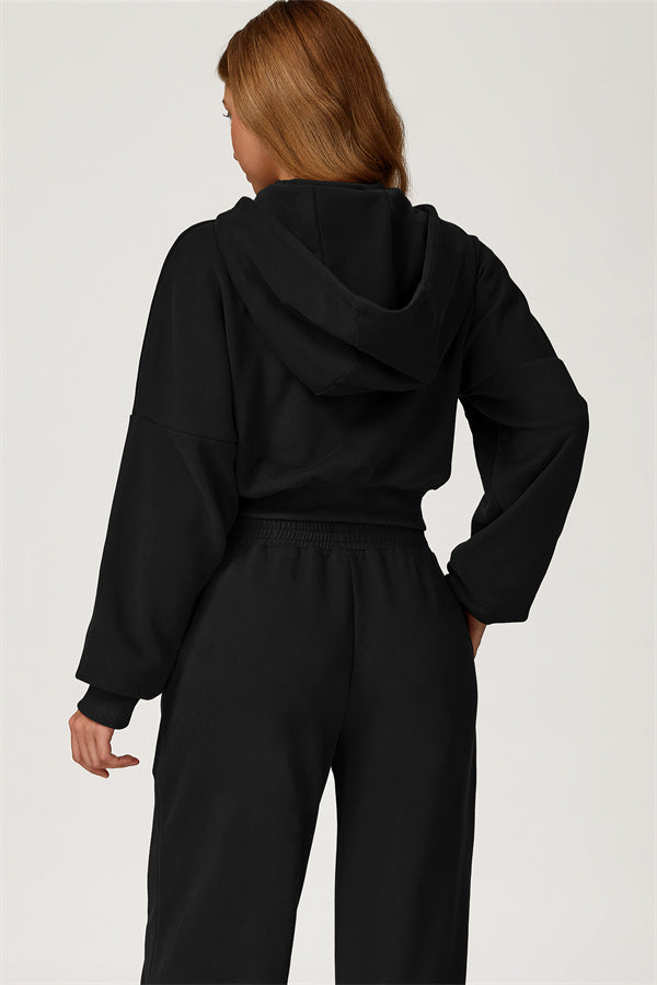 The Axis Crop Hoodie