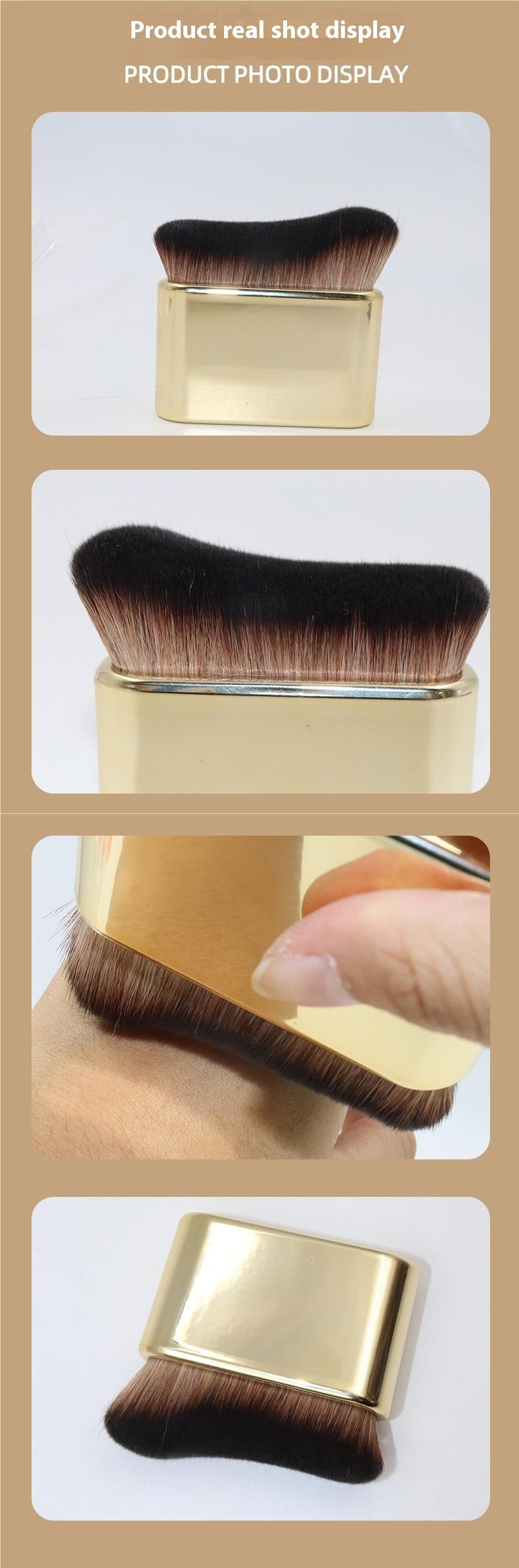 Large Wave Foundation & Body Makeup Brush