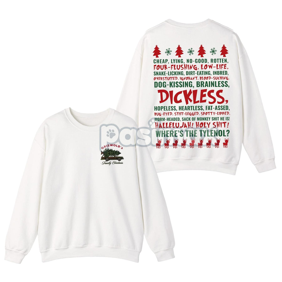 Dickless Griswold Christmas Sweatshirt – Funny National Lampoon's Movie Top