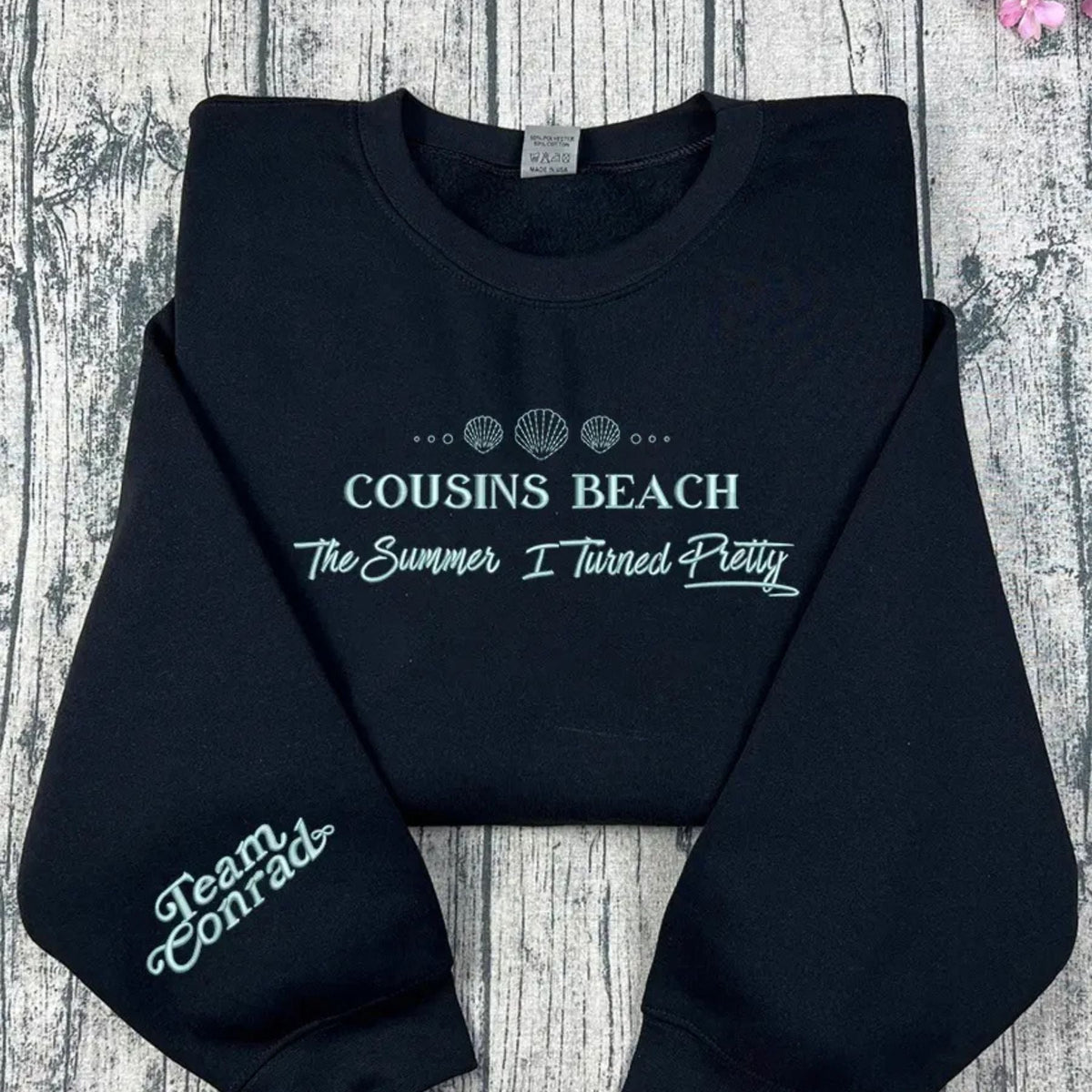 Cousins Beach Embroidered Sweatshirt – The Summer I Turned Pretty Crewneck