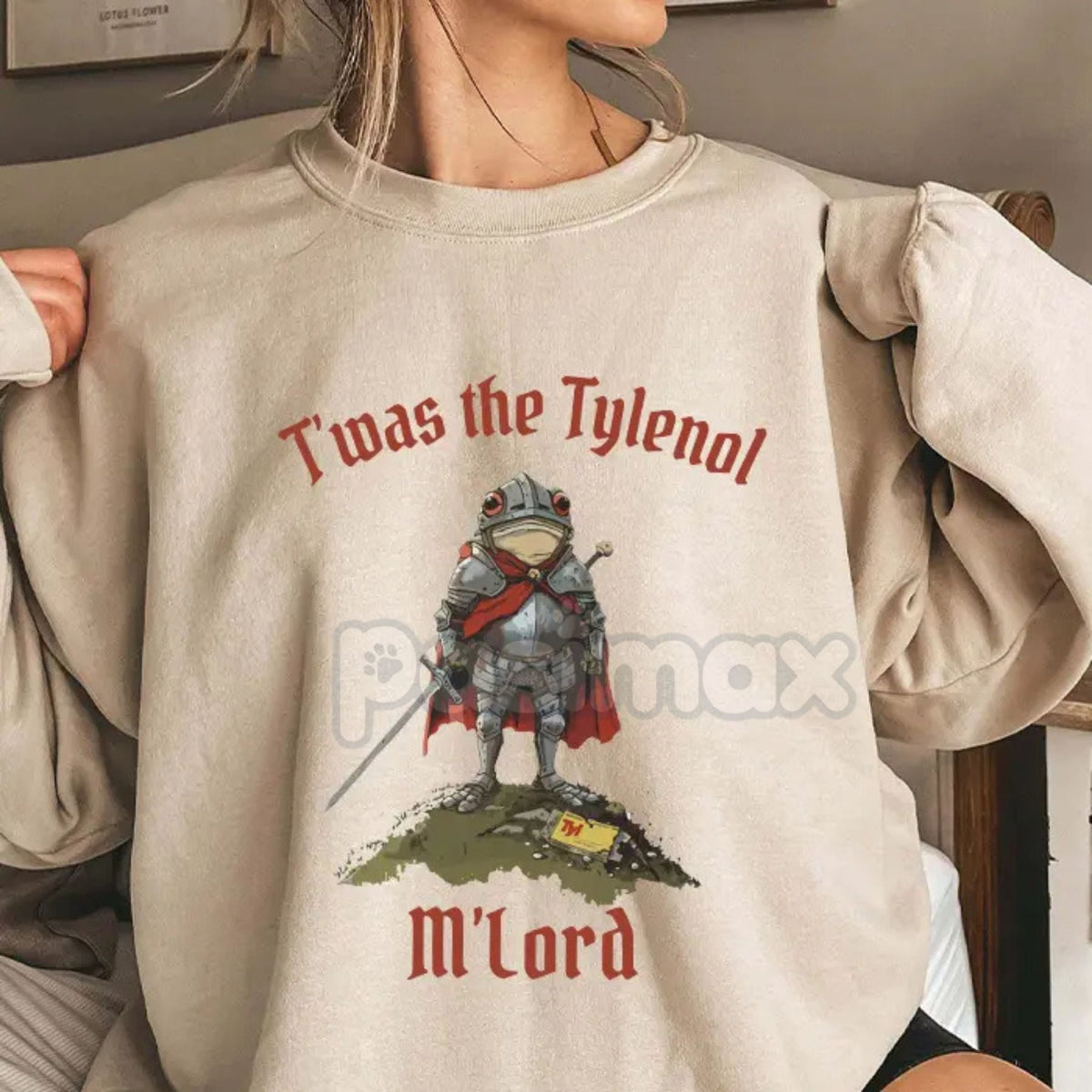 "Twas the Tylenol M'Lord" Funny Meme T-Shirt – Anti-RFK Jr. Pro-Science Liberal Frog Tee