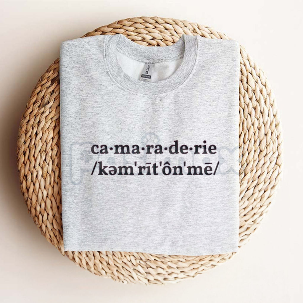 Sabrina Carpenter Camaraderie Embroidered Shirt – Unisex, Relaxed Fit Tee for Concert & Fan Apparel