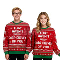 Classic Geek Style Ugly Christmas Sweater – Cozy Crew Neck Knit Jumper, Perfect Holiday Gift for Men & Women