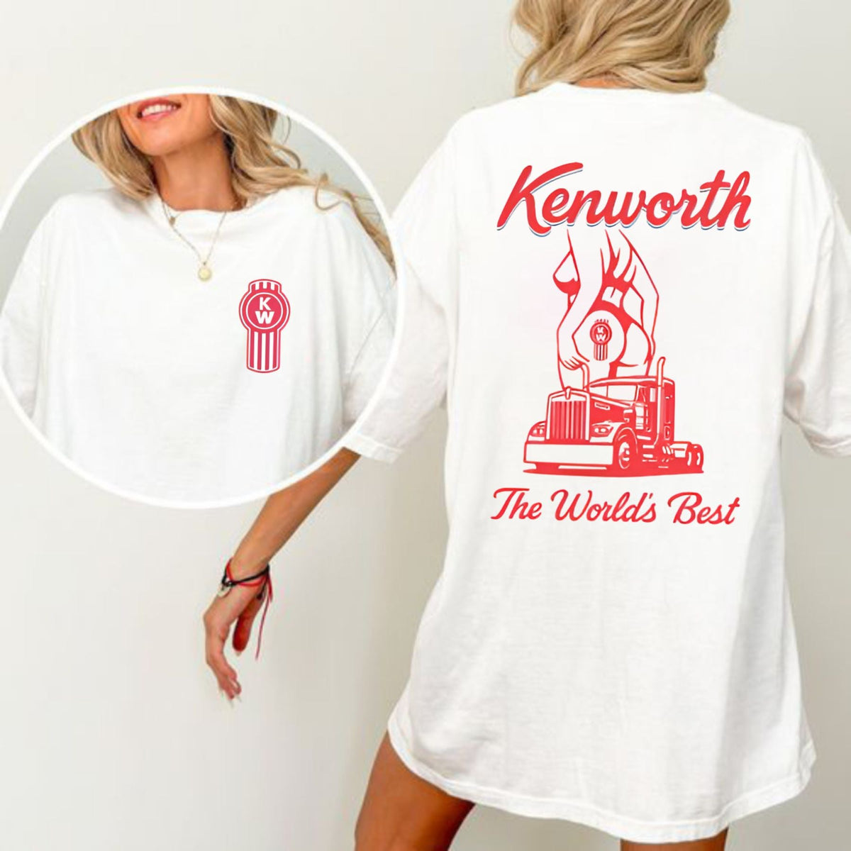 Kenworth T-Shirt - "The World's Best" Truck Graphic Tee, Classic Auto Fan Apparel